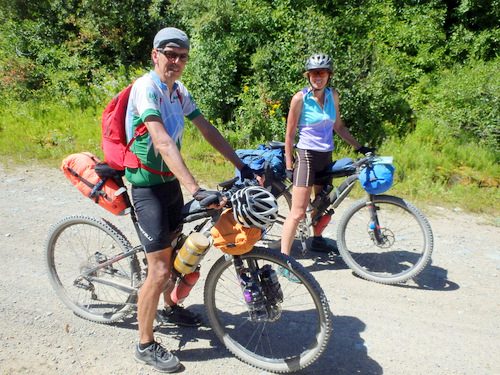 GDMBR: This Dutch Couple, riding the complete GDMBR, stopped to chat with us.
